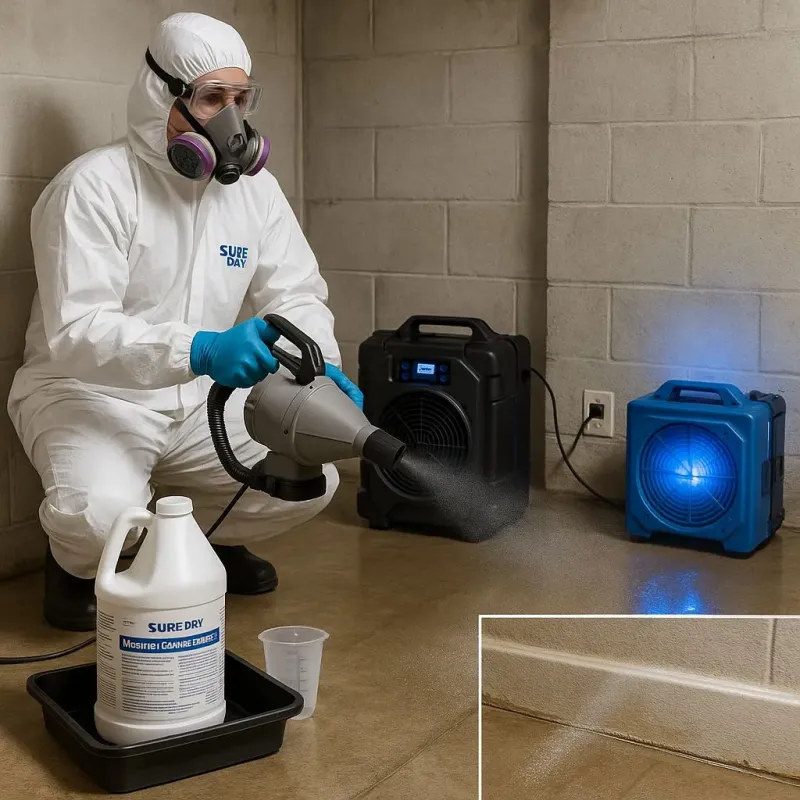 Sanitization and Odor Removal process in Stevens Point, WI